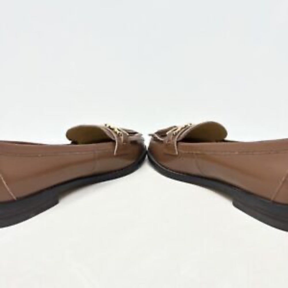 Talbots LAURA TASSELED LEATHER LOAFERS Brown Size 7 - Picture 6 of 11